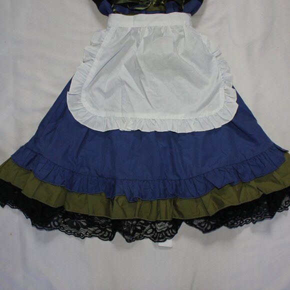Kancy Kole Size 2XL Halloween Costume Dirndl Dress Oktoberfest W/Headband - Picture 11 of 16